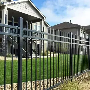 decorative metal garden fencing panels