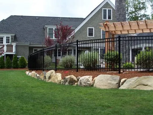 rod iron decorative fence