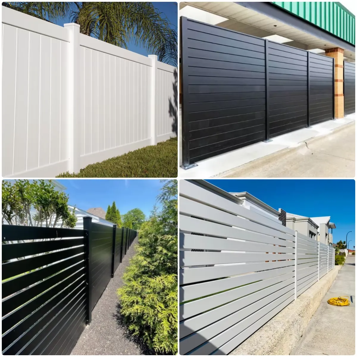 black livestock fencing