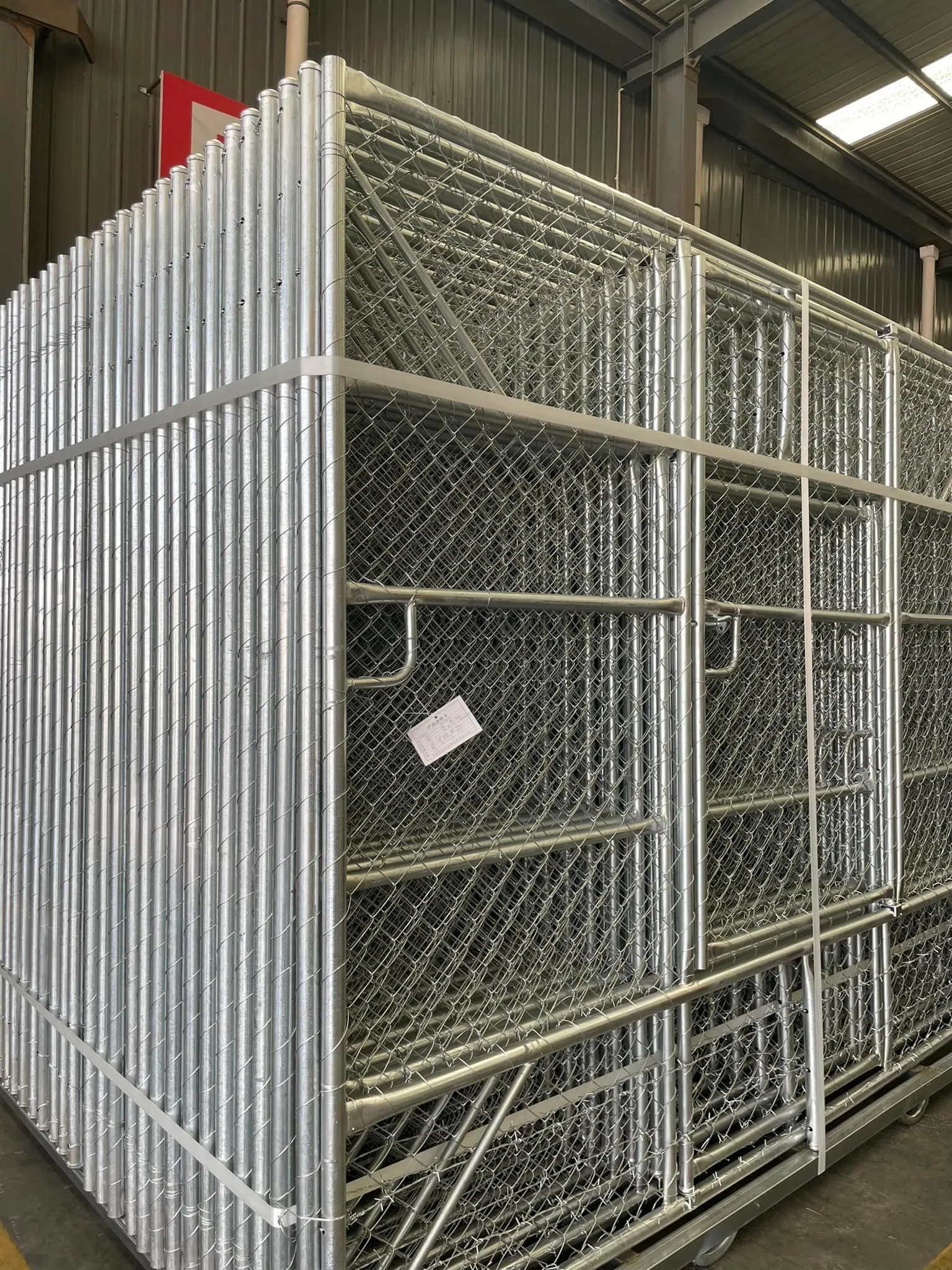 double loop galvanized wire fence