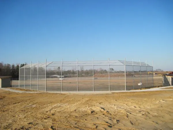 galvanized double loop fencing